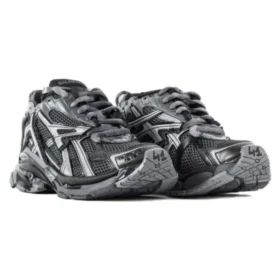 Runner Sneakers “Mørkegrå og sort mesh og nylon” 677403W3RBR1515