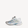 Runner-sneakers til kvinder i blå/gul/hvid
