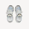 Runner-sneakers til kvinder i blå/gul/hvid