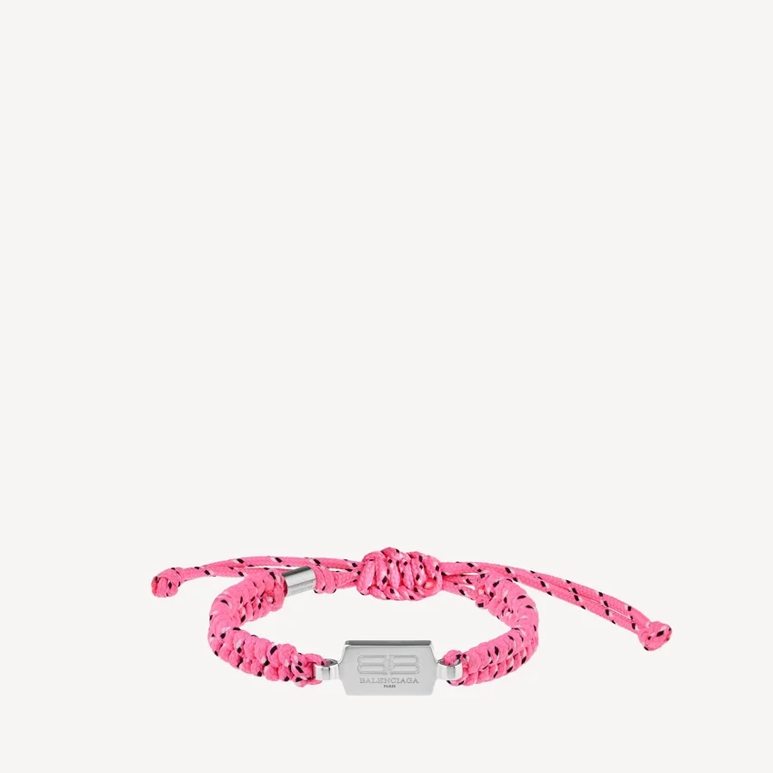 Saint-Germain-blonderarmbånd i lyserød/sort/hvid/skinnende sølv Saint-Germain-blonderarmbånd i lyserød/sort/hvid/skinnende sølv