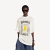 Salon de Couture-T-shirt til kvinder i cremefarve
