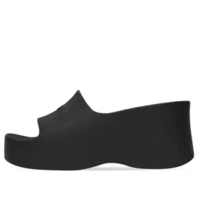 Sandaler med tyk kilehæl “Black Rubber” 737923W1S891000