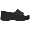 Sandaler med tyk kilehæl “Black Rubber” 737923W1S891000