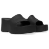 Sandaler med tyk kilehæl “Black Rubber” 737923W1S891000