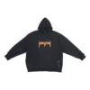SBalenciaga Metallica-hettetrøje i oversized pasform “Black Orange” 697879TMV891055