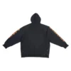 SBalenciaga Metallica-hettetrøje i oversized pasform “Black Orange” 697879TMV891055