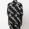Scribble Logo kortærmet minimalistisk T-shirt “Black White” 681813TML131070