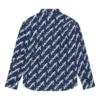 Scribble Logo kortærmet skjorte, Large Fit “Midnight Blue” 662983TLLJ48502
