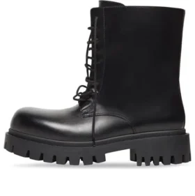 Sergent 20 mm støvler “Black Leather” 701394WBD401000