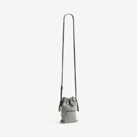 Shoppertaske til mænd med telefonholder i Balenciaga-grå