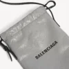 Shoppertaske til mænd med telefonholder i Balenciaga-grå