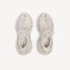 Signatur-track-sneaker til kvinder i beige/lyserød