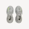 Signatur-Track-Sneakers til mænd i grå/neongul