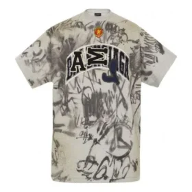 Skater Graffiti T-shirt “Heather Grey” 739028TOVA71300