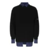 Skjorte-inspireret lagdelt trøje “Black” 675268T32151000