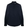 Skjorte med logo på kraven, lange ærmer og knapper “Navy” 671586TYB184100