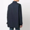 Skjorte med logo på kraven, lange ærmer og knapper “Navy” 671586TYB184100
