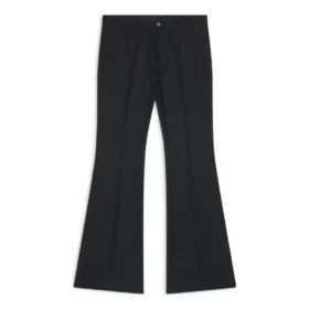 Skræddersyede bukser med udvidet ben i regular fit “Black” 704709TLT171000