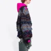 Slidt Fair Isle-trøje i uldblanding “Blue” 662518T16028088