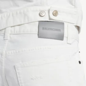 Slim fit-jeans til mænd i hvid