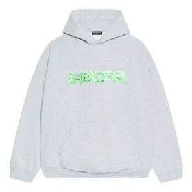 Slime-hettetrøje, bred pasform “Grågrøn” 674986TLVF21203