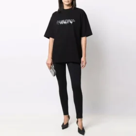 Slime Logo T-shirt, medium pasform, “Black” 612966TLVF11069