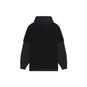 Slime T-shirt med hætte og lange ærmer “Sort” 681029TLVF11069