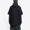 Slime T-shirt med hætte og lange ærmer “Sort” 681029TLVF11069