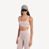 Sømløs techwear-bh til kvinder i nude