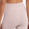 Sømløse techwear-cykelshorts til kvinder i nude