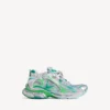 Runner-sneakers til mænd i grå/grøn/blå Runner-sneakers til mænd i grå/grøn/blå