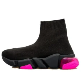 Speed 1.0 Sneakers “Clear Sole Black Fluo Pink” 607543W2DBW1051