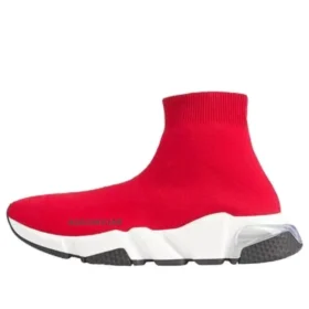 Speed 1.0 Sneakers “Rød med gennemsigtig sål, hvid” 607543W05GG6591