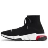 Speed 1.0 Sneakers “Sort, hvid med gennemsigtig sål, rød” 617217W05GG1014