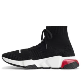 Speed 1.0 Sneakers “Sort, hvid med gennemsigtig sål, rød” 617217W05GG1014