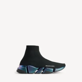 Speed 2.0-Sneaker til mænd i sort med iriserende effekt
