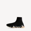Speed 2.0 herresneaker i sort/beige med fuld gennemsigtig sål og genanvendt strik