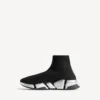 Speed 2.0-sneaker til mænd i genanvendt strik i sort/sølv Speed 2.0-sneaker til mænd i genanvendt strik i sort/sølv