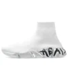 Speed 2.0 Sneakers “Hvid strik med sort graffiti” 617239W2DD42091