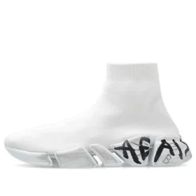Speed 2.0 Sneakers “Hvid strik med sort graffiti” 617239W2DD42091