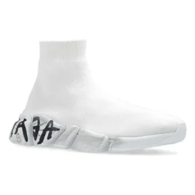 Speed 2.0 Sneakers “Hvid strik med sort graffiti” 617239W2DD42091