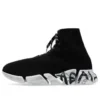 Speed 2.0 Sneakers “Sort genanvendt strik og hvid sål” 617258W2DD41091