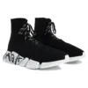 Speed 2.0 Sneakers “Sort genanvendt strik og hvid sål” 617258W2DD41091