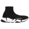 Speed 2.0 Sneakers “Sort skinnende strik med hvid sål” 636833W2DC11091