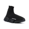 Speed 2.0 Sneakers “Sort skinnende strik med sort sål” 636833W2AF31000