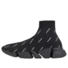 Speed 2.0 Sneakers “Sort strik med hvidt logo overalt” 617239W2DBO1090