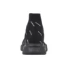 Speed 2.0 Sneakers “Sort strik med hvidt logo overalt” 617239W2DBO1090