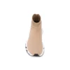 Speed Graffiti-sneakers “Beige strik med hvid og sort graffiti-sål” 605942W2DB79791