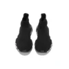 Speed Graffiti Sneakers “Sort strik med hvid graffiti-sål” 605942W2DB71006