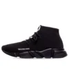 Speed Lace Up Sneakers “Sort genbrugsstrik og sort sål” 587289W2DB11013